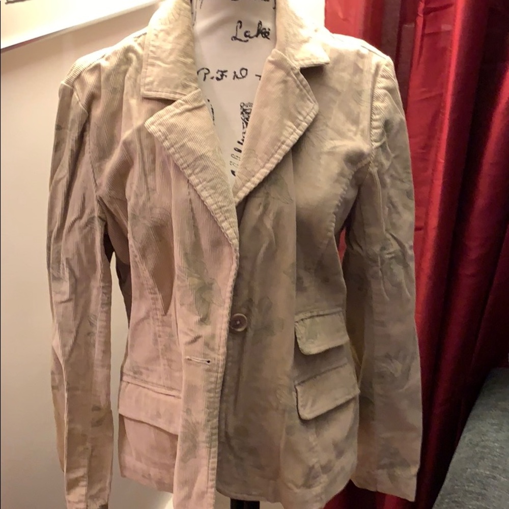 Corduroy blazer cut jacket
